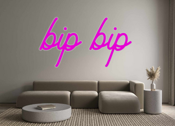 Custom Neon: bip bip