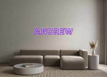 Custom Neon: Andrew