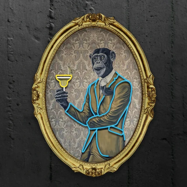 monkey oval-OFF monkey oval-OFF