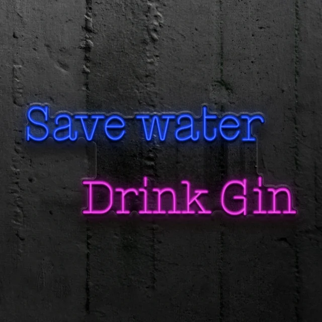 Save Water Drink Gin