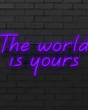 the world is yours