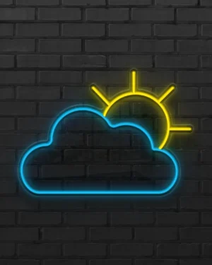 sun and cloud
